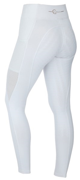 Covalliero SS23 Kids Fuld-Grip Ridetights - Hvid